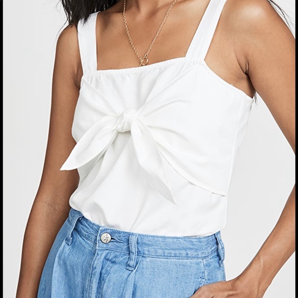 Madewell Tops - Madewell tie front tank top